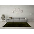 thumbnail image 3 of Ahgly Company Indoor Rectangle Abstract Yellow Modern Area Rugs, 5' x 7', 3 of 4