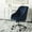 Blue, variant on SAFAVIEH Evelynn Transitional Tufted Chrome Leg Swivel Office Chair, Grey