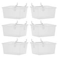 thumbnail image 7 of Raindrops 6pcs Pegboard Bins Kit Pegboard Parts Storage Tool Peg Borad Workbench Bins Organize Hardware Attachments Accessories, 7 of 7
