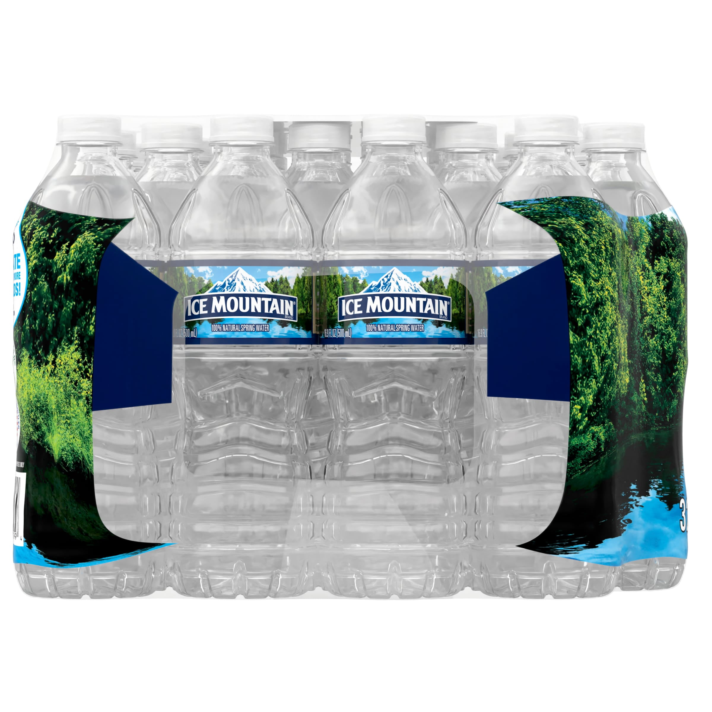 Ice Mountain 100% Natural Spring Water - 32pk/16.9 Fl Oz Bottles : Target