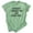 Heather Apple Green, variant on Exercise? I Thought You Said Extra Fries Shirt, Unisex Women's Men's Shirt, Exercise Shirt, Workout Shirt, Heather Military Green, Small