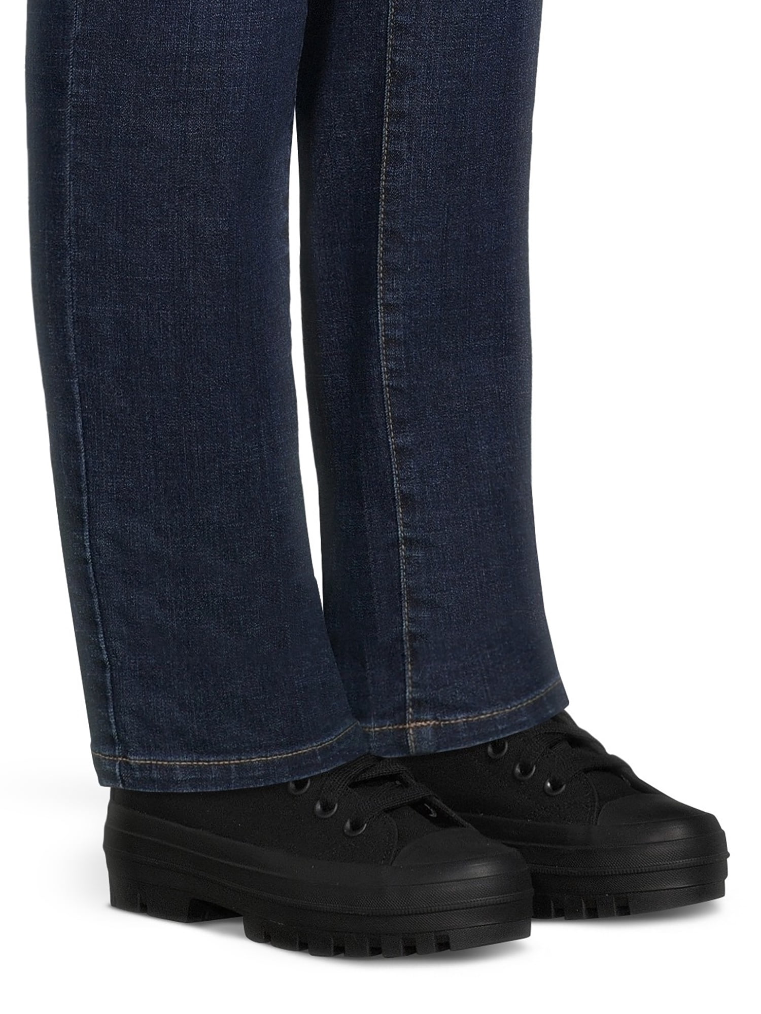 No Boundaries Women's High Top Canvas Lug Sneakers