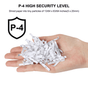 Bonsaii Paper Shredder 18-Sheet Cross Cut Shredder for Home Office with Wastebasket