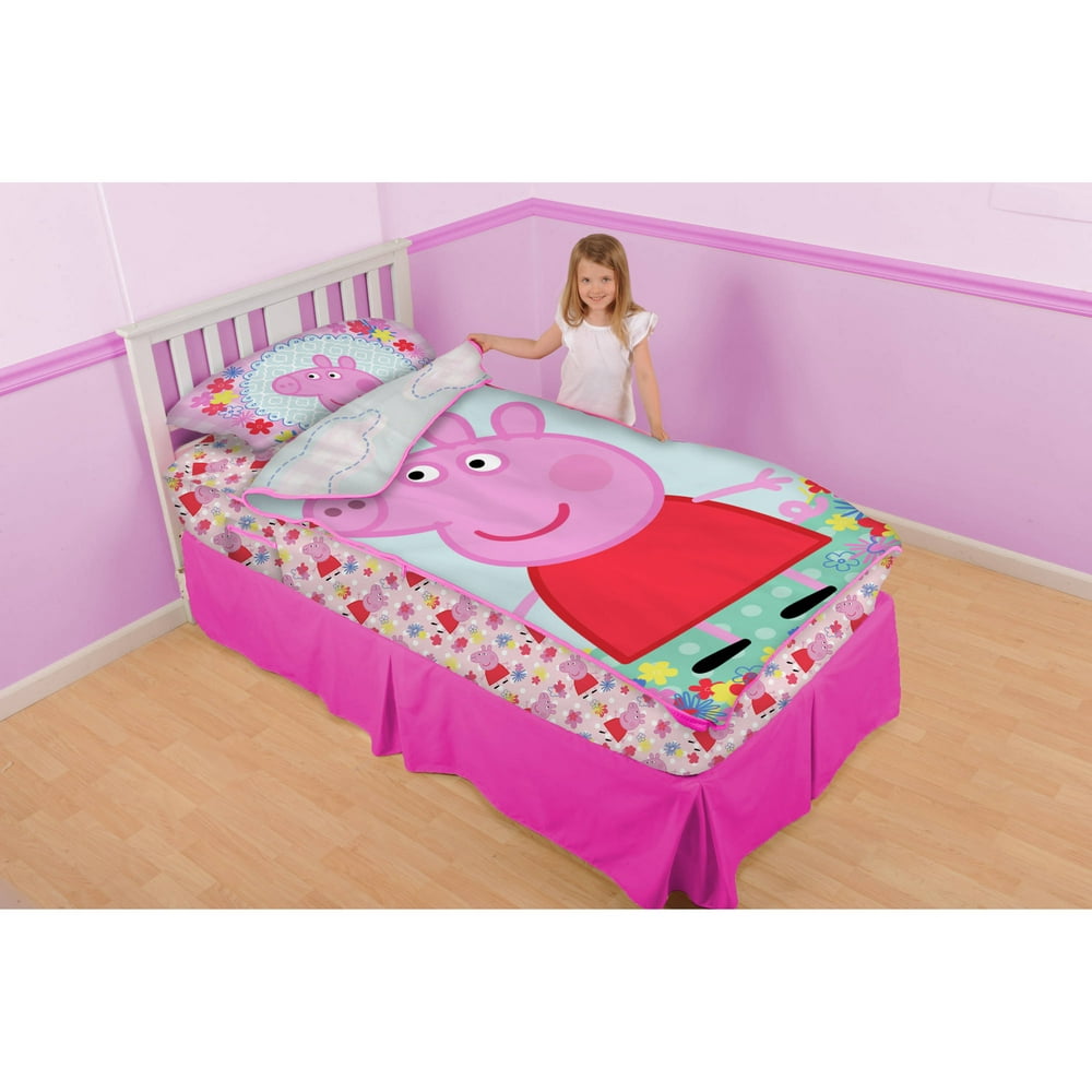 Peppa Pig Peppa at Play Zip It Bedding Set with Pillowcase, 1 Each