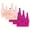 Hot Pink, variant on Sports Bras for Women Plus Size Ultra-Comfort Wireless Seamless Racerback Bra Breathable Light Lift Tank Style 5-Pack Black S-4XL