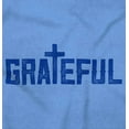 thumbnail image 2 of Grateful Thankful Christian Jesus Unisex Plus Fleece Graphic Sweatshirt Brisco Brands 2X, 2 of 5