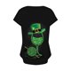 thumbnail image 5 of Fiudx Tops para Mujer Top de Primavera/Verano de Manga Corta Informal con Cuello En V Estampado Del Día de San Patricio para Mujer, 5 of 5