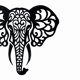 thumbnail image 1 of Cuadro Decorativo de Metal con Diseño elefante Chico, 1 of 4