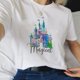 thumbnail image 1 of Disneyland 50 Anniversary Mickey Mouse T-shirt Women Aesthetic Fashion Summer European Clothing Ladies White Tops StreetwearL Gao Jinjia LED, 1 of 2