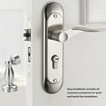 thumbnail image 3 of Poignée Intérieure de Porte, Poignée de Passage Large Applicable avec Serrure pour Chambre, 3 of 7