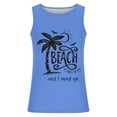 thumbnail image 3 of Gifts for Men! LINGLANG Mens Lightweight Sleeveless Tank Top Palm Tree Graphic Hawaiian Style, 3 of 4