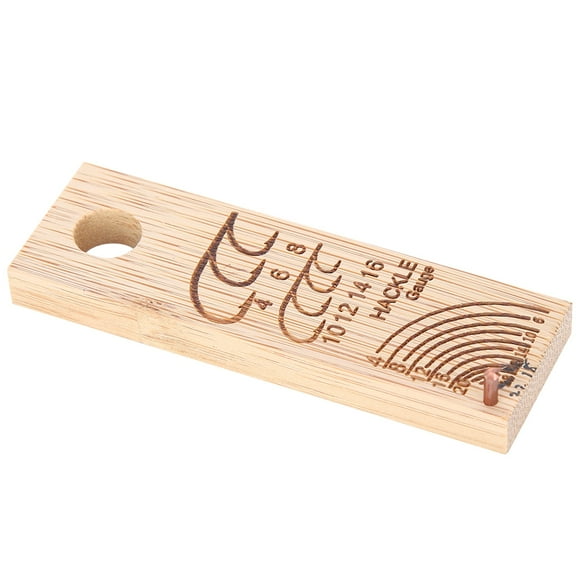 Wooden Fish Hook Ruler, Easy To Carry And Store High Reliability Fish Hook Ruler, Fishing Tool Accessory For Measuring Fish Hook Size