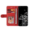 thumbnail image 4 of Case for Samsung Galaxy S20 Ultra 5G Leather Wallet Book Flip Folio Stand View Cover - Red, 4 of 5