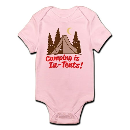 

CafePress - Camping Is In-Tents Infant Bodysuit - Baby Light Bodysuit