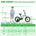 thumbnail image 5 of XJD BMX Style Kids Bike for 2-8 Years Old Boys Girls Toddlers 12 14 16 Inches Bicycle with Training Wheels Coaster Brake, 5 of 9