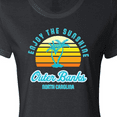 thumbnail image 4 of Inktastic Summer Enjoy the Sunshine Outer Banks North Carolina in Blue Women's T-Shirt, 4 of 5