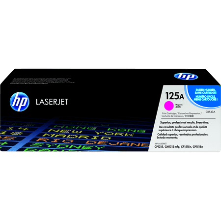 HP 125A (CB543A) Toner Cartridge, Magenta