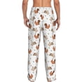 thumbnail image 6 of Cauagu Rabbit And Squirrel Mens Pajama Pants Sleep & Lounge Pants,PJ Bottoms with Pockets-XX-Large, 6 of 7