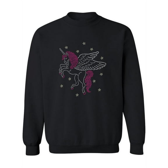 Pegasus In Outter Space Sweatshirt Women -Image by Shutterstock, Female Medium
