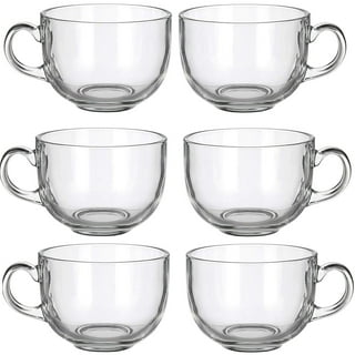 Combler Glass Coffee Mugs, Espresso Cups for Coffee Bar Accessories, Clear  Coffee Mug Set of 2, 11oz Glass Coffee Cups with Lids and Spoon, Cute Ribbed  Glassware Set for Latte, Cappuccino, Tea