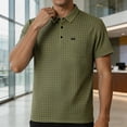 thumbnail image 6 of Oalirro Men's Short Sleeve Polo Shirt | Casual Slim Fit Tee with Collar & Chest Pocket for Daily, 6 of 9