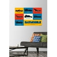thumbnail image 2 of DC Comics Batman: 85th Anniversary - Minimalist The Batmobiles Wall Poster with Pushpins, 22.375" x 34", 2 of 4