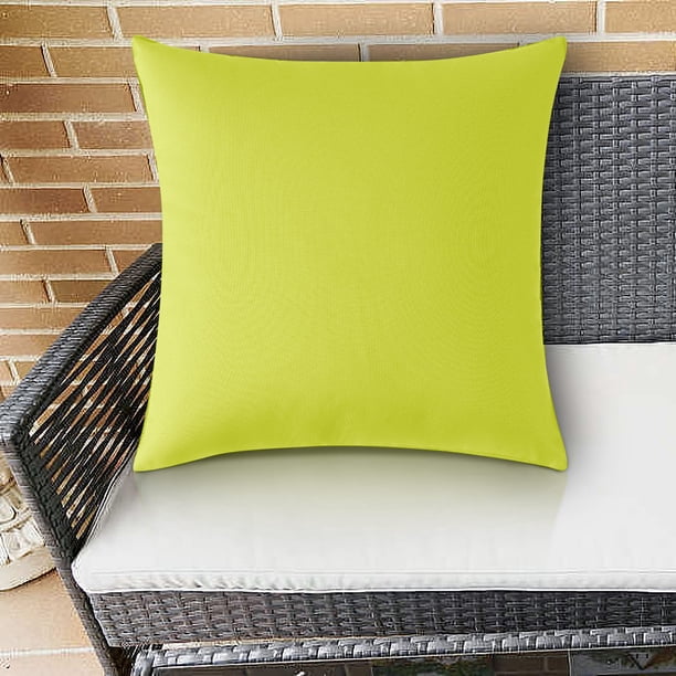 Funda de cojín impermeable para exteriores 50x50 cm, color liso, resistente a la intemperie, para patio, jardín y muebles de exterior.