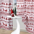 thumbnail image 5 of Yesfashion Christmas Curtains, Large Velvet Drapes Christmas Tree and Deer Pattern Room Darkening Panels for Living Room Christmas, 2 Panels, 5 of 11