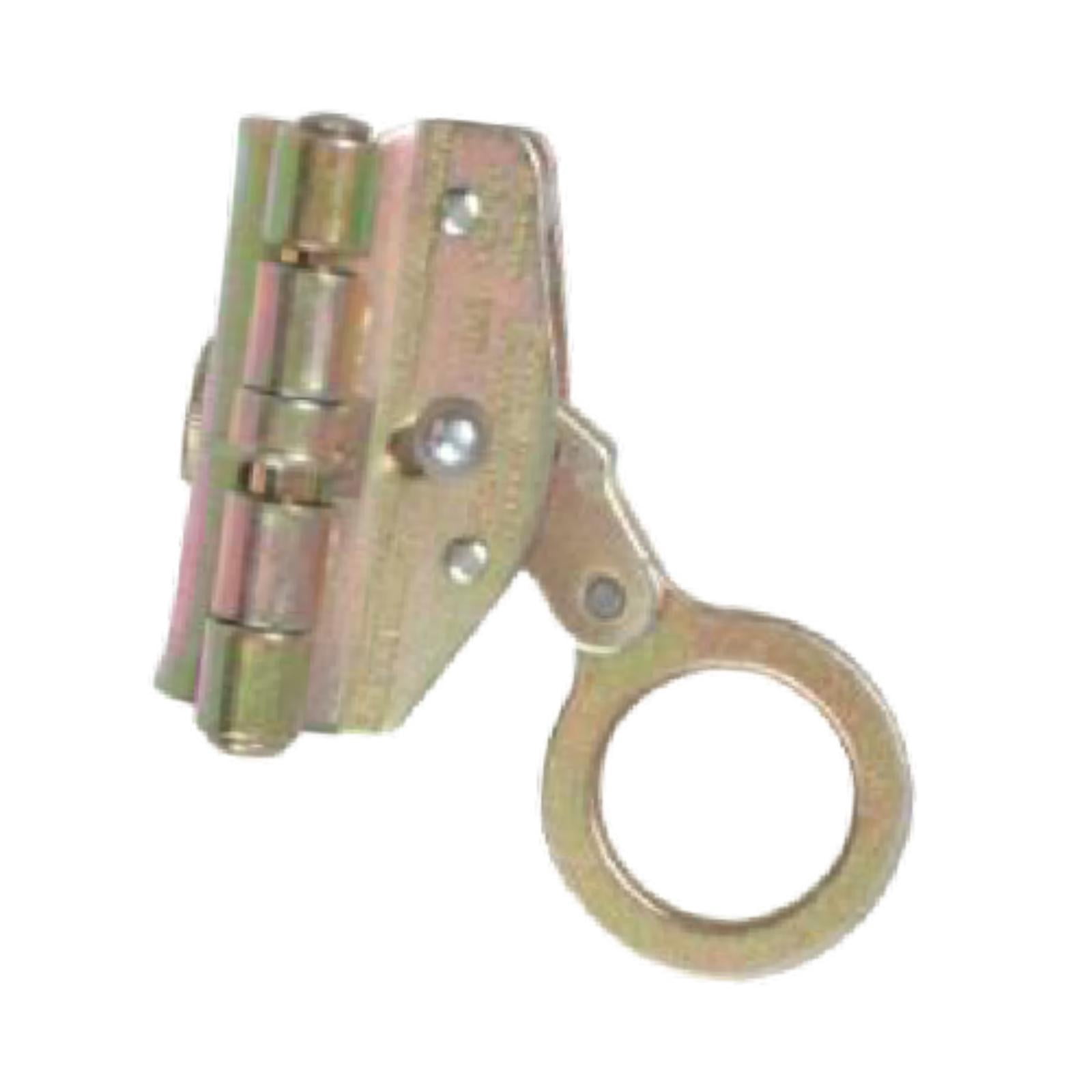 Wswqop Climb Self Locking Rope Grab Alloy Steel Stopper Removable Sturdy Blocker Arrest Style A