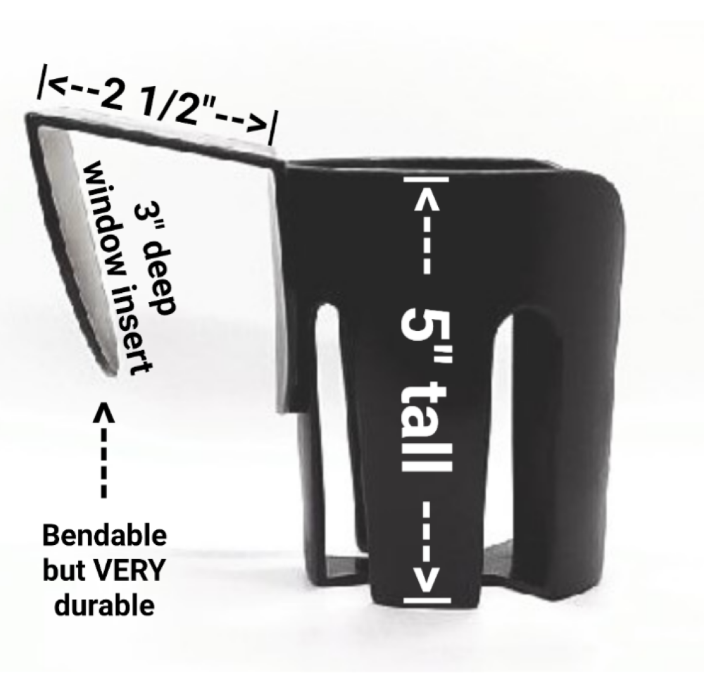 The LEDGE Auto Cup Holder, Black photo 2