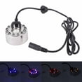 thumbnail image 1 of Mist Maker, LED Color Changing Fog Atomizer Humidifier, Mini Pond Fog Machine with 12 LED Lights, Indoor Water Fountain  Fogger for Pond, Rockery, Vase, Birdbath, 1 of 7