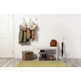 thumbnail image 5 of Simply Daisy 3' x 5' Mustard Rattan Geometric Rug, 5 of 5