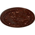 thumbnail image 3 of Ekena Millwork 20 1/2"OD x 1 1/2"P Foster Acanthus Leaf Ceiling Medallion (Fits Canopies up to 2 1/4"), Hand-Painted Antique Copper, 3 of 6