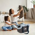 thumbnail image 6 of Btomtd Versatile Pet Bag for Going Out, with Integrated Pet Mat and Car Mat, Cozy Seat Cat Bed and Dog Bed for Travel, Handbag Style Pet Beds for Small Cats and Dogs, Coffee-B, 6 of 6