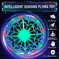 thumbnail image 2 of Mini Hand Drone for Kids Adults, 360° Drone Mini Helicopter RC UFO Flying Toy With Colorful light strip, Hand Operated Sensory Flying Drone UFO Toy for Boys Girls, Green, 2 of 8