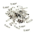 thumbnail image 1 of TISHITA 50x 2cm Pins Back Clasp Metal Brooches Name Party DIY Findings, 1 of 8