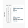 thumbnail image 6 of KFFKFF Water Purification System, 400 GPD 9-Phase Water Filtration Refill, RO Cartridge Lasts for 24 Months, Minimizes Lead, Chlorine, Rust, Suitable for SS-001 Under Sink Water Purifier, 6 of 9