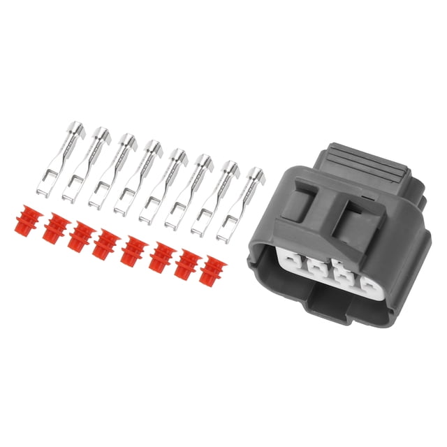 Conector de enchufe de distribuidor OBD1 de 8 pines Unique Bargains, conector de terminal de cable hembra a prueba de agua para Honda, 1 juego