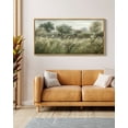 thumbnail image 4 of Drsoum Large 20x40in Natural Framed Country Meadow Field Vintage Wall Art Prints Classic Retro Farmhouse Landscape Rustic Decorations for Living Room Bedroom, 4 of 7