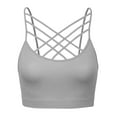 thumbnail image 2 of KOGMO Women's Lightweight Seamless Triple Criss-Cross Front Bralette (No Pad), 2 of 5
