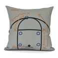 thumbnail image 2 of Motion! Geometric Print Pillow, 2 of 2