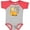Baseball Heather and Red, variant on Inktastic My Noni Loves Me Boys or Girls Baby Bodysuit