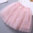 thumbnail image 1 of Falda de niña de malla plisada falda de princesa vestido de verano para niños estilo occidental falda corta de hilo hinchado, 1 of 6