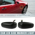 thumbnail image 2 of 1 Pair Car LED Side Marker Light 2108200921 Sequential Flowing for Mercedes-Benz ABS PC Yellow Light, 2 of 6