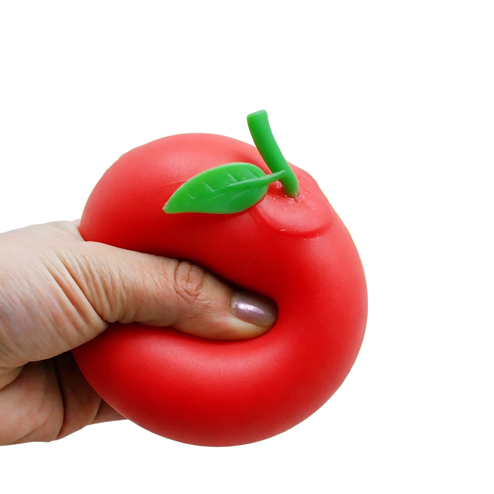 Realistic Apple Stress Ball Slow Rising Soft Scented Decompression Fidget Pu Squeeze Relief Adult Office Desk Home Decorative Kawaii Accessory