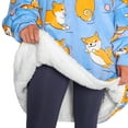 thumbnail image 6 of Bare Homey Plush Sherpa Wearable Blanket - Fluffy & Soft - Lightweight - Adult, Dogs, 6 of 9