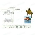 thumbnail image 7 of 3 Pcs x Ground Clamp-Gold & Silver, 7 of 7