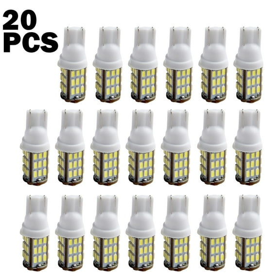 20 Pack LED Light Bulbs for Car RV Camper Trailer 12V 6500K White