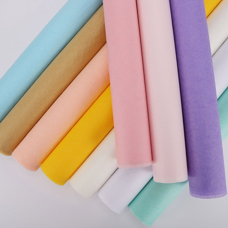 40Pcs 50*70cm Tissue Paper Flower Bouquet Wrapping For Florist Wedding Birthday Party Gift Flower Paper Home Decoration Party