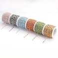 thumbnail image 4 of fastboy Jewelry Making Chain Sturdy Stainless Steel Colorful Enamel Beads Colorful Enamel Beads Bulk Chain For Jewelry Steel+color 1Set, 4 of 6